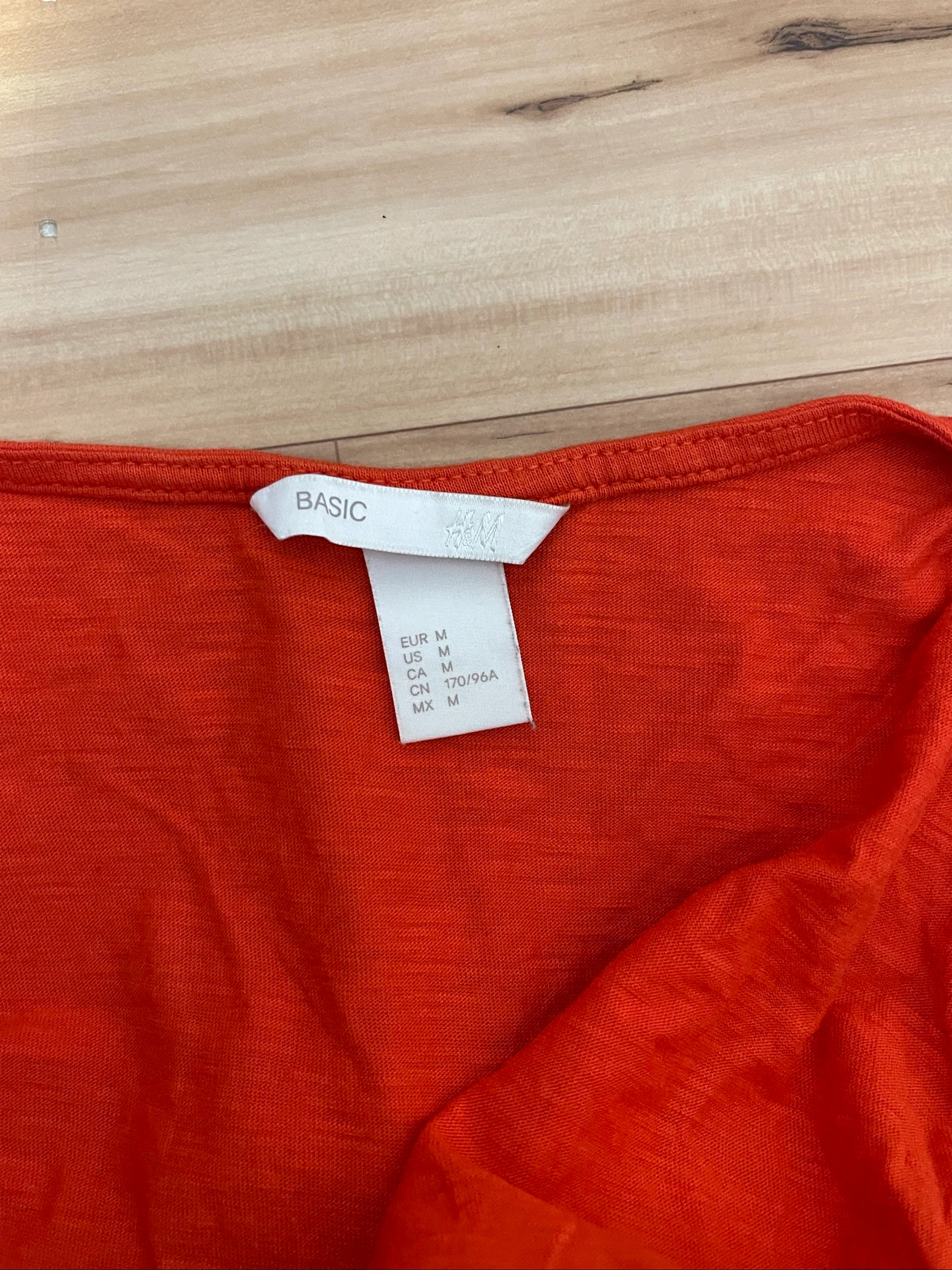 Bonita vestido rojo básico H&M talla M – photo 4